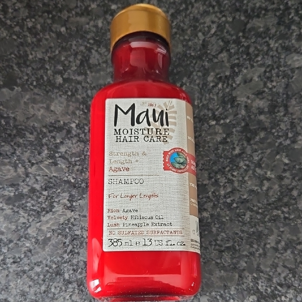 Maui Agave Moisture Hair Care Strengthen and Length Shampoo for Longer Lengths
